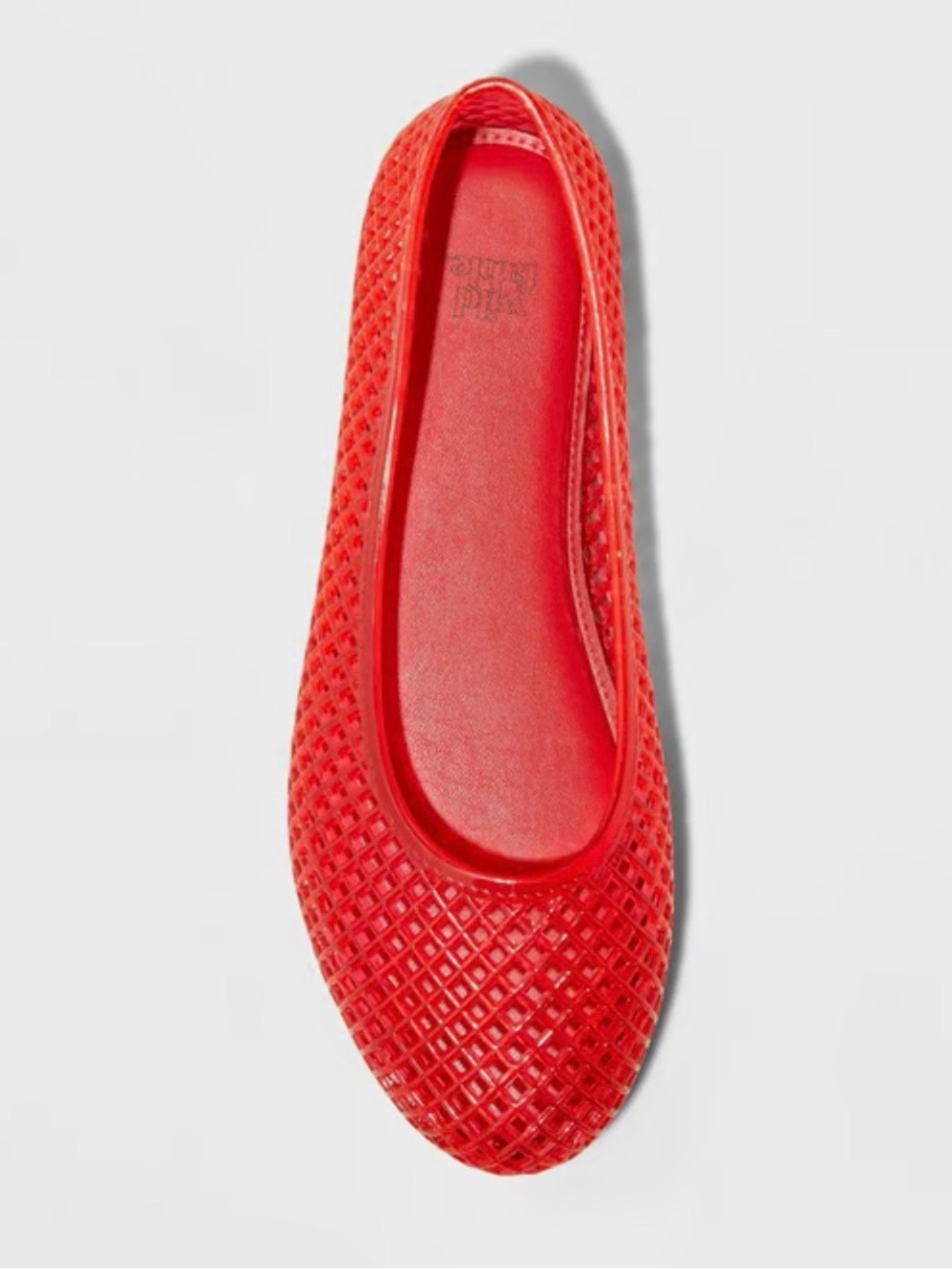 Isabella Red Jelly Flat Sandal Size 11 *NEW